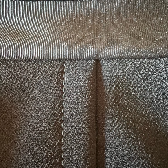 BALENCIAGA Skirt New With faux Leather trim Size 40 US 6 Fully Lined - Picture 15 of 16